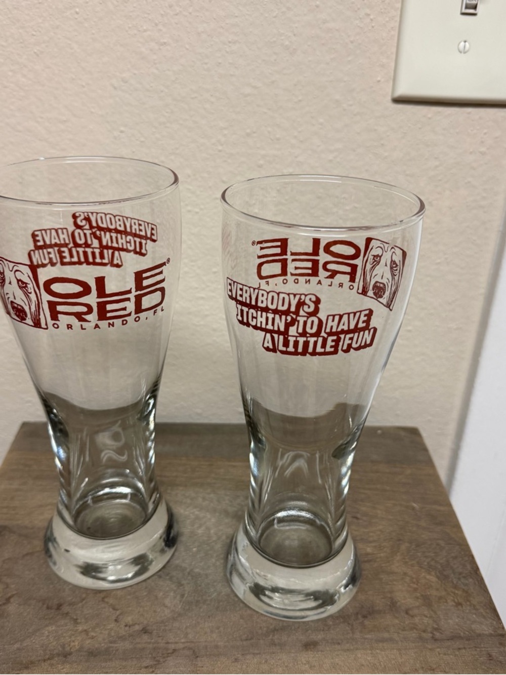 Ole’ Red Pilsner Glass